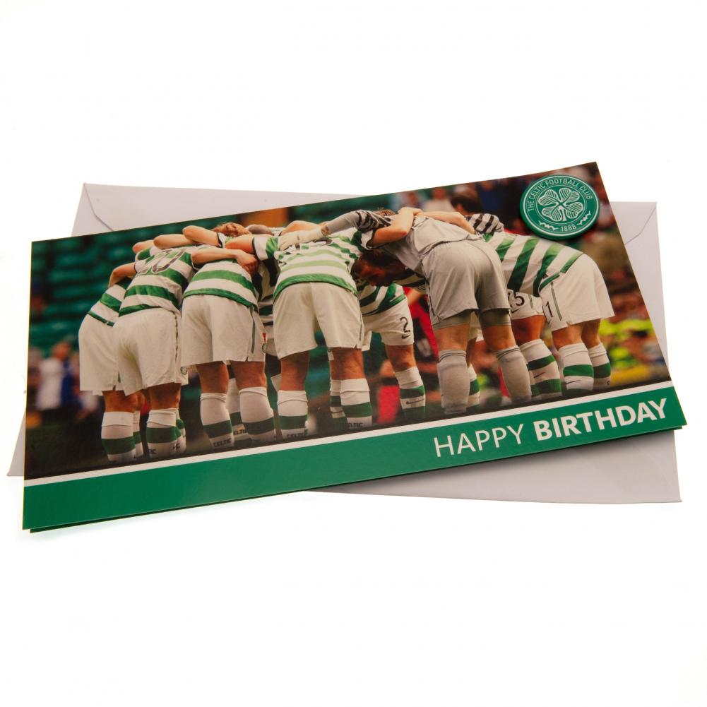Celtic FC Huddle Birthday Card