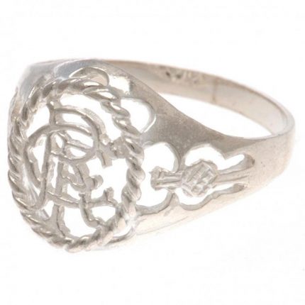 Rangers FC Sterling Silver Ring Medium
