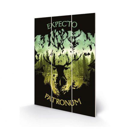 Harry Potter Expecto Patronum Wood Print
