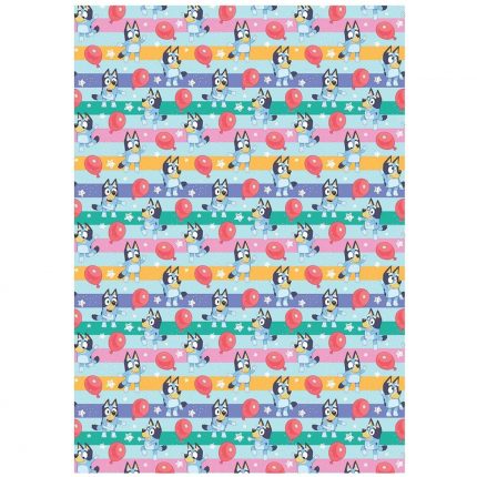 Bluey Balloon Gift Wrap