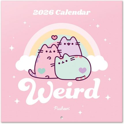 Pusheen Square Calendar 2026