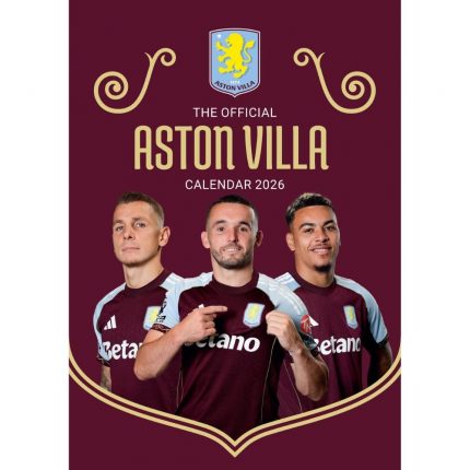Aston Villa FC A3 Calendar 2026