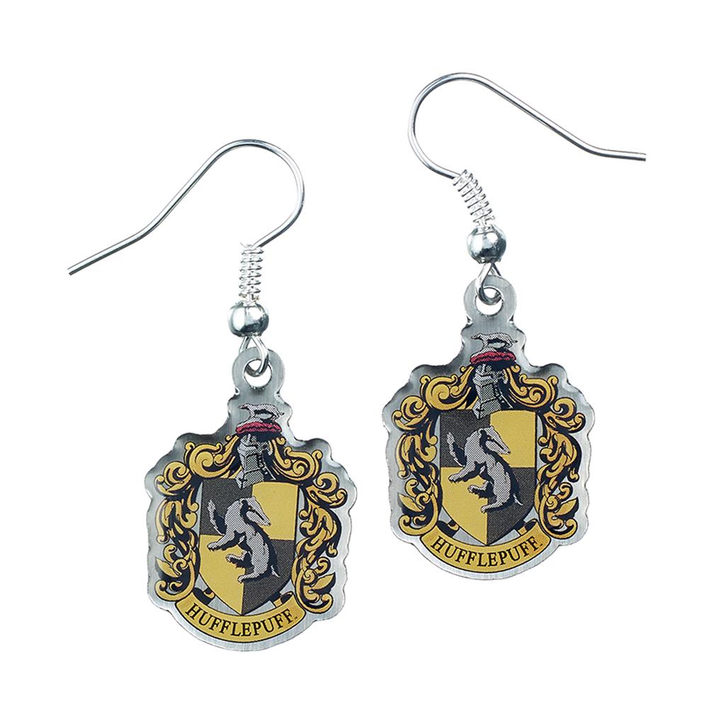 153383-Harry-Potter-Silver-Plated-Earrings-Hufflepuff