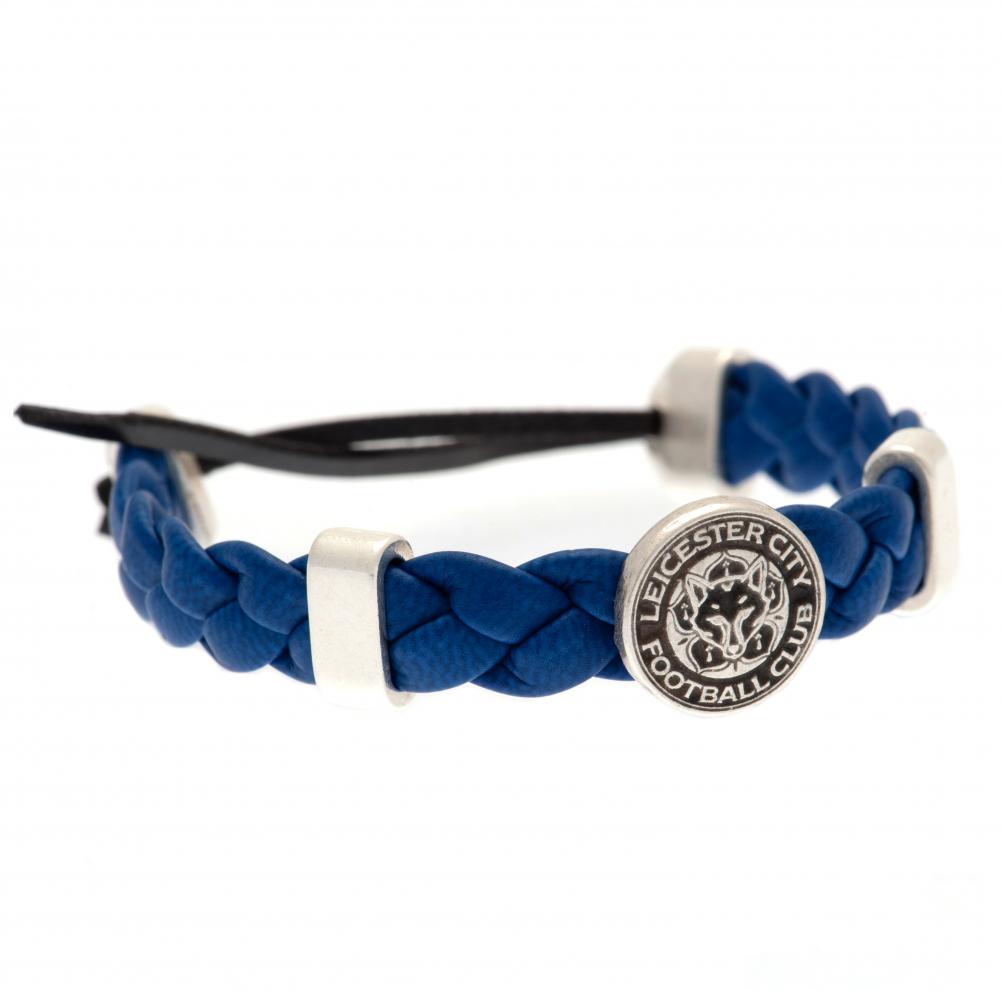 162511-Leicester-City-FC-PU-Slider-Bracelet