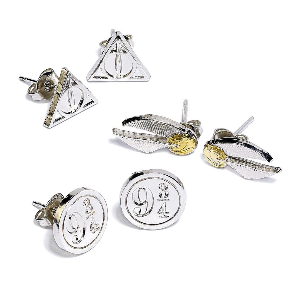 167179-Harry-Potter-Silver-Plated-Earring-Set