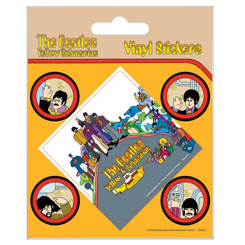 176890 The Beatles Stickers Yellow Submarine