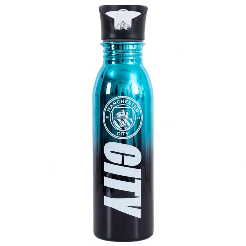 190886 Manchester City FC UV Metallic Drinks Bottle