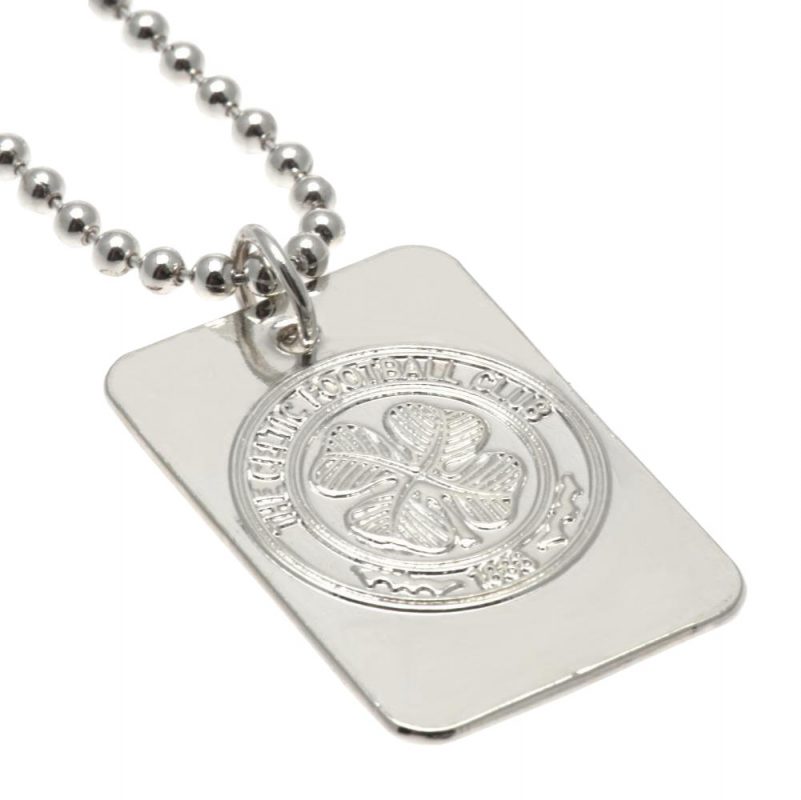 23652 Celtic FC Silver Plated Dog Tag Chain