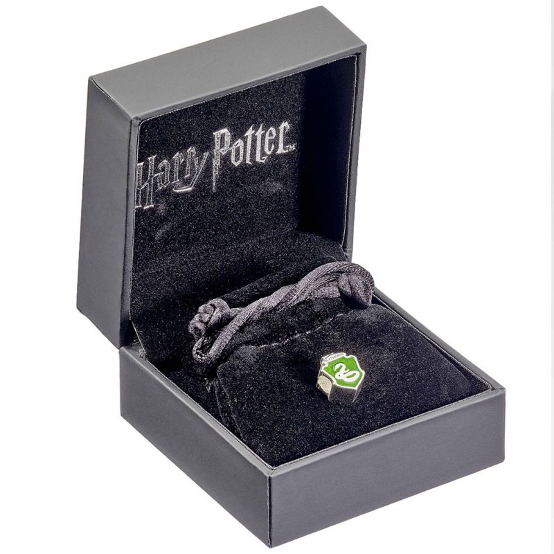 TM 00988 Harry Potter Sterling Silver Spacer Bead Slytherin