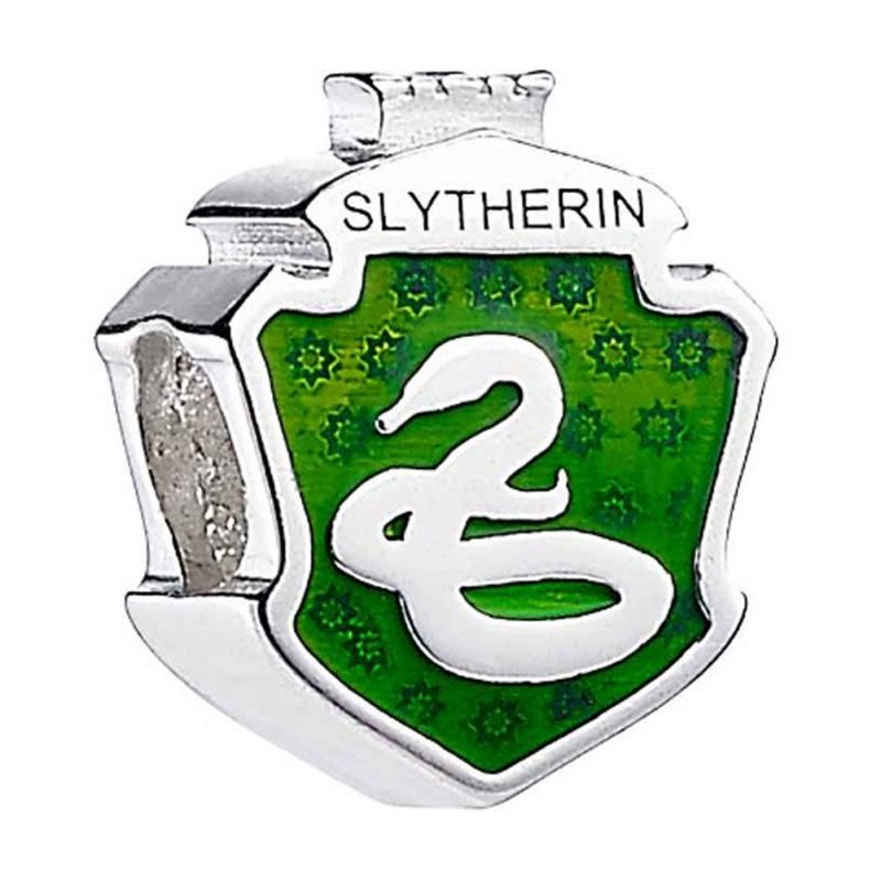 TM 00988 Harry Potter Sterling Silver Spacer Bead Slytherin