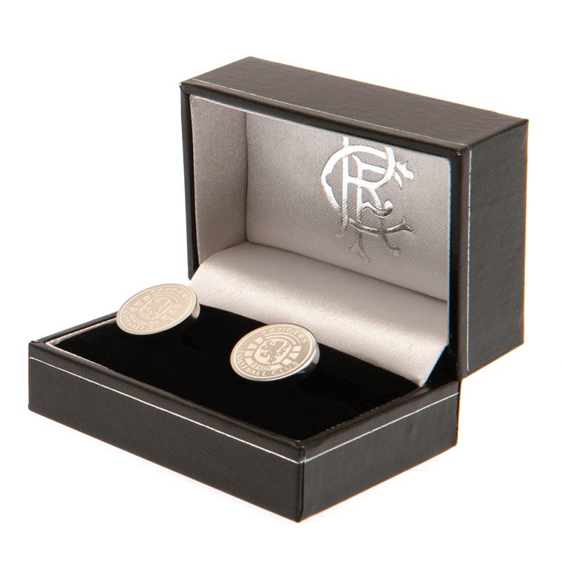 TM 01855 Rangers FC Stainless Steel Formed Cufflinks RC