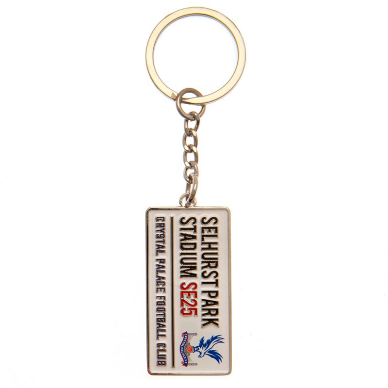 TM 03217 Crystal Palace FC Embossed Street Sign Keyring