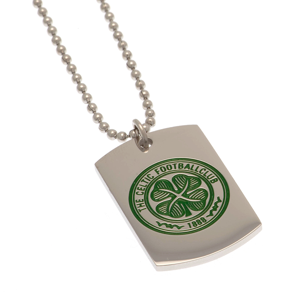 TM-03353-Celtic-FC-Enamel-Crest-Dog-Tag-Chain