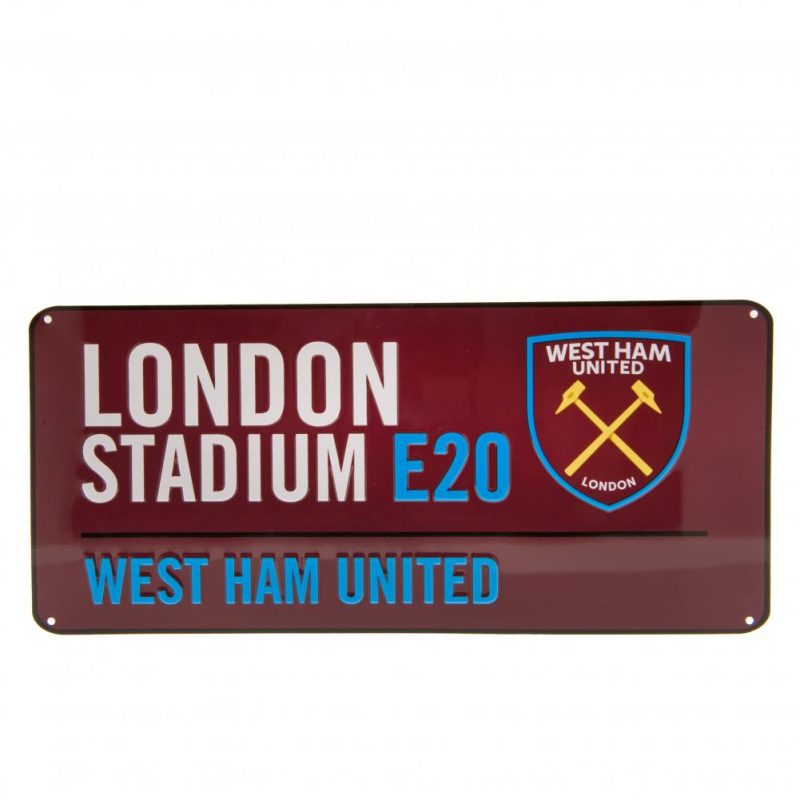 111916 West Ham United FC Street Sign CL