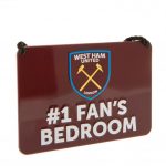 111945 West Ham United FC Bedroom Sign No1 Fan