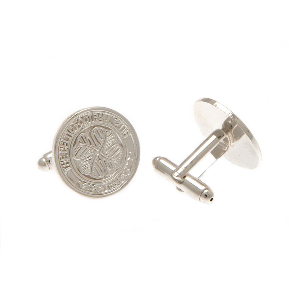 122738-Celtic-FC-Silver-Plated-Formed-Cufflinks