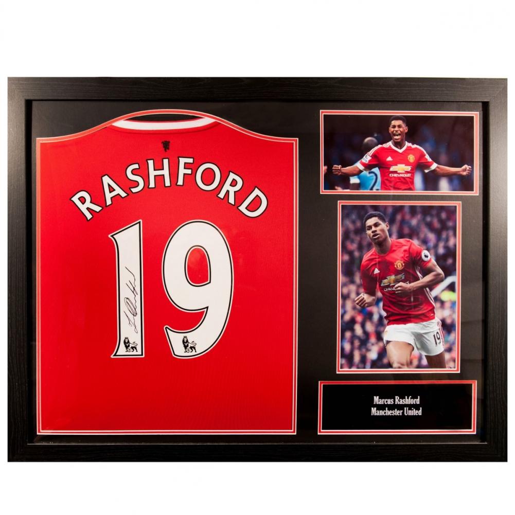 136501-Manchester-United-FC-Rashford-Signed-Shirt-Framed