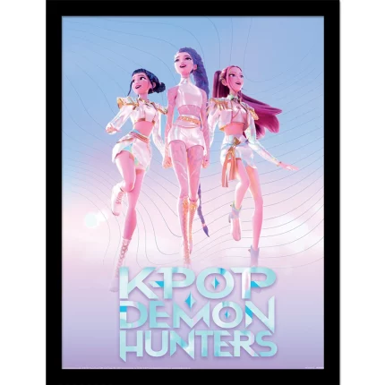 K-Pop Demon Hunters Trio Picture 16 x 12