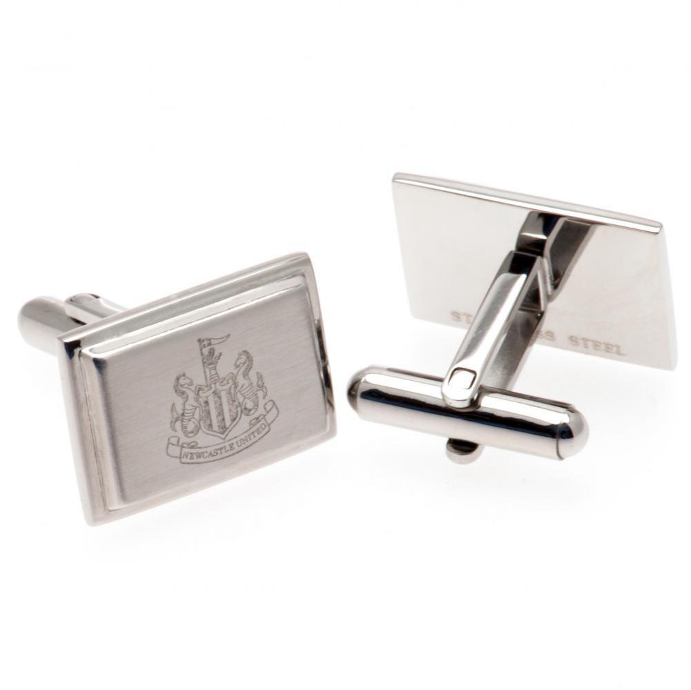 21845-Newcastle-United-FC-Stainless-Steel-Cufflinks 21845 Newcastle United FC Stainless Steel Cufflinks