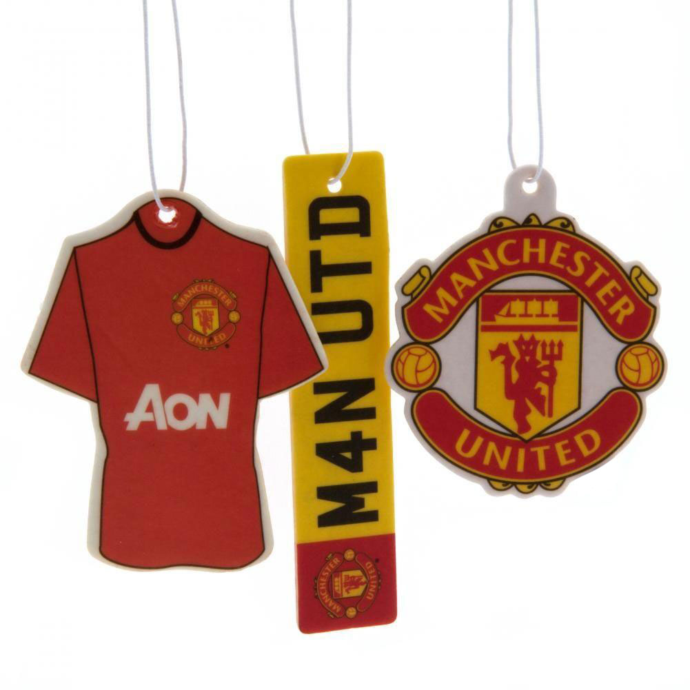 41289-Manchester-United-FC-3pk-Air-Freshener 41289 Manchester United FC 3pk Air Freshener