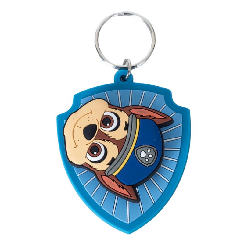 TM 07426 Paw Patrol Chase Spinning PVC Keyring