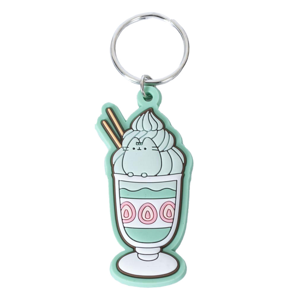TM-07428-Pusheen-Matcha-PVC-Keyring