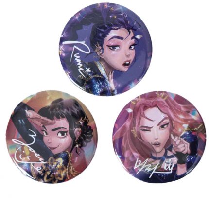 K-POP Demon Hunters 3 Button Badges
