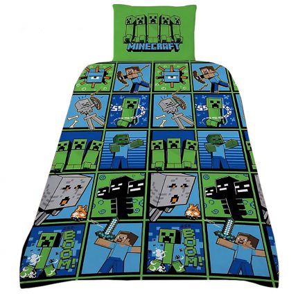 Minecraft Single Duvet Set