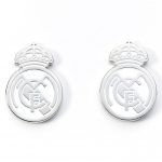 TM 07719 Real Madrid CF Silver Plated Formed Cufflinks
