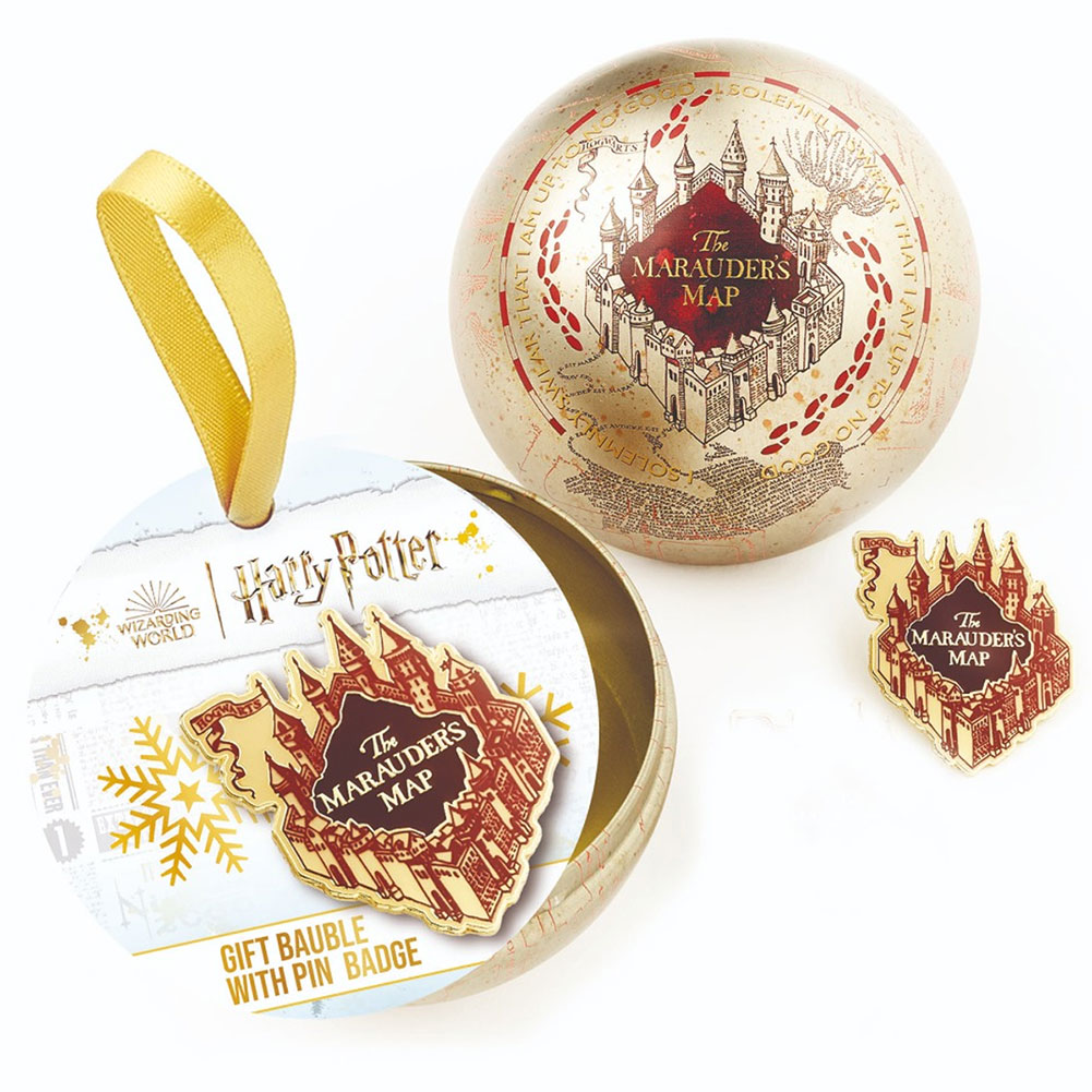 TM-02960-Harry-Potter-Christmas-Gift-Bauble-Marauders-Map TM 02960 Harry Potter Christmas Gift Bauble Marauders Map