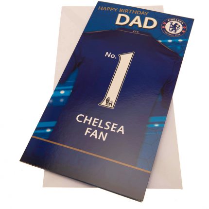 TM 02980 Chelsea FC Birthday Card Dad