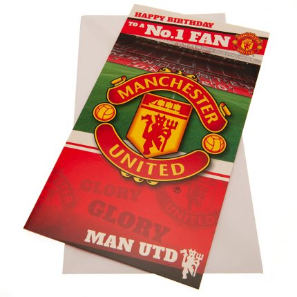 TM 02982 Manchester United FC Birthday Card No 1 Fan
