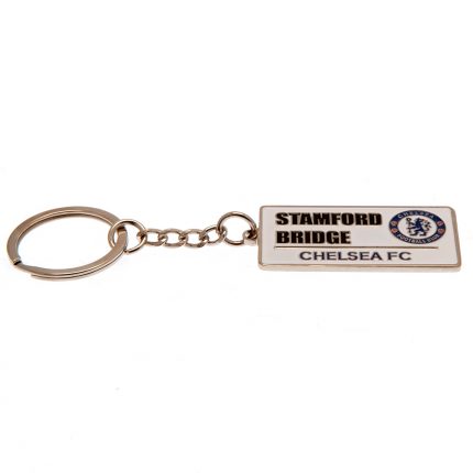 TM 03179 Chelsea FC Embossed Street Sign Keyring