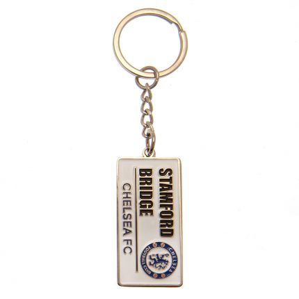 TM 03179 Chelsea FC Embossed Street Sign Keyring