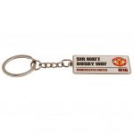 TM 03218 Manchester United FC Embossed Street Sign Keyring