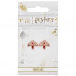 TM 03232 Harry Potter Rose Gold Plated Earrings Fawkes