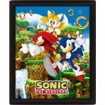 TM 03276 Sonic The Hedgehog Framed 3D Picture