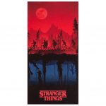TM 03402 Stranger Things Towel Upside Down