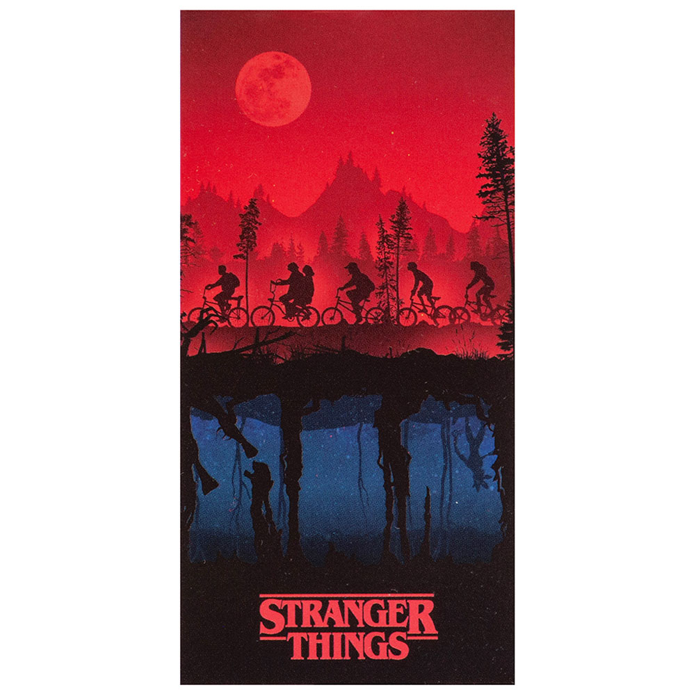 TM-03402-Stranger-Things-Towel-Upside-Down TM 03402 Stranger Things Towel Upside Down