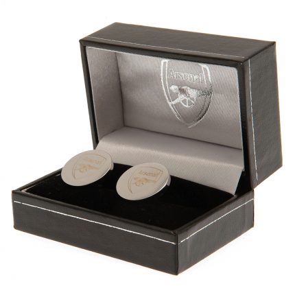 TM 03457 Arsenal FC Stainless Steel Round Cufflinks