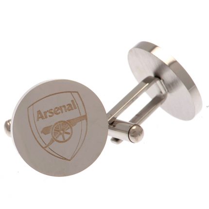 TM 03457 Arsenal FC Stainless Steel Round Cufflinks