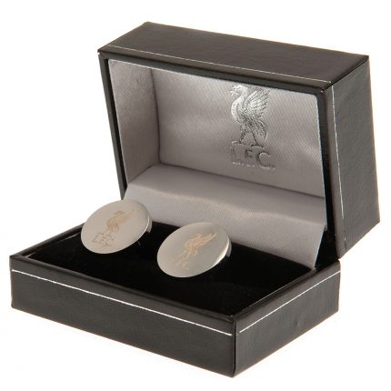 TM 03460 Liverpool FC Stainless Steel Round Cufflinks