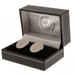 TM 03461 Manchester City FC Stainless Steel Round Cufflinks
