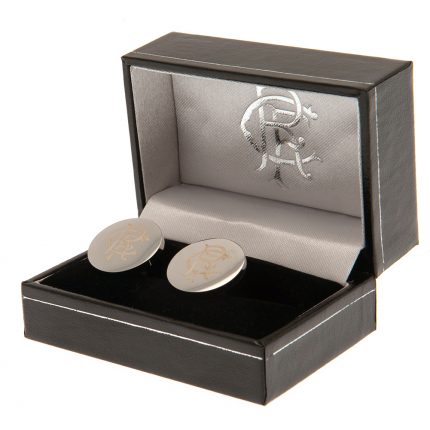 TM 03462 Rangers FC Stainless Steel Round Cufflinks