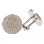 TM 03462 Rangers FC Stainless Steel Round Cufflinks