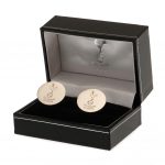 TM 03463 Tottenham Hotspur FC Stainless Steel Round Cufflinks