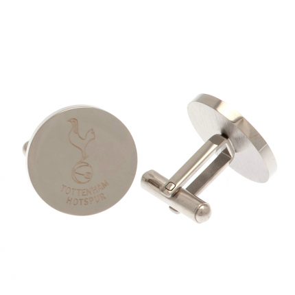 TM 03463 Tottenham Hotspur FC Stainless Steel Round Cufflinks