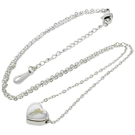 TM 03467 Liverpool FC Stainless Steel Heart Necklace