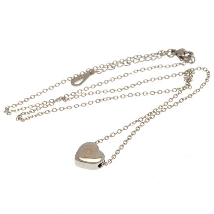 TM 03468 Manchester City FC Stainless Steel Heart Necklace