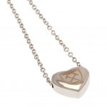 TM 03471 West Ham United FC Stainless Steel Heart Necklace